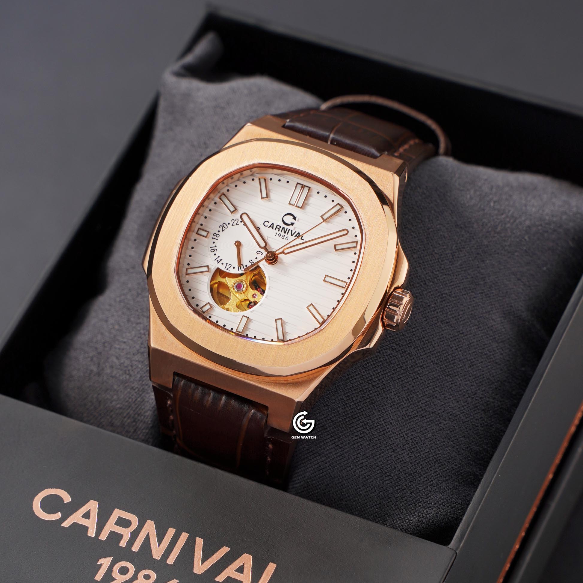 ĐỒNG HỒ NAM CARNIVAL 8159G VH DD T AUTOMATIC 41MM