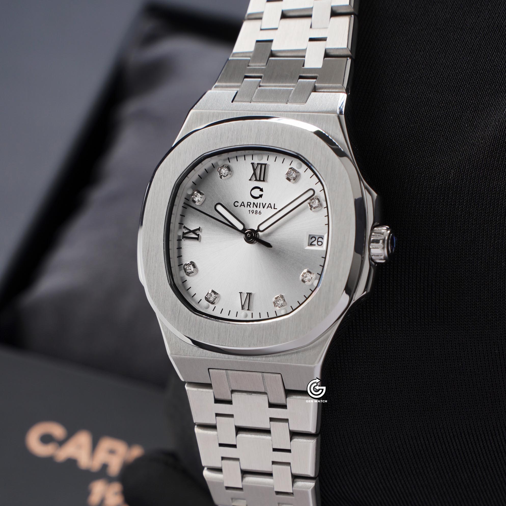 ĐỒNG HỒ NỮ CARNIVAL 8160L VT T QUARTZ 34MM