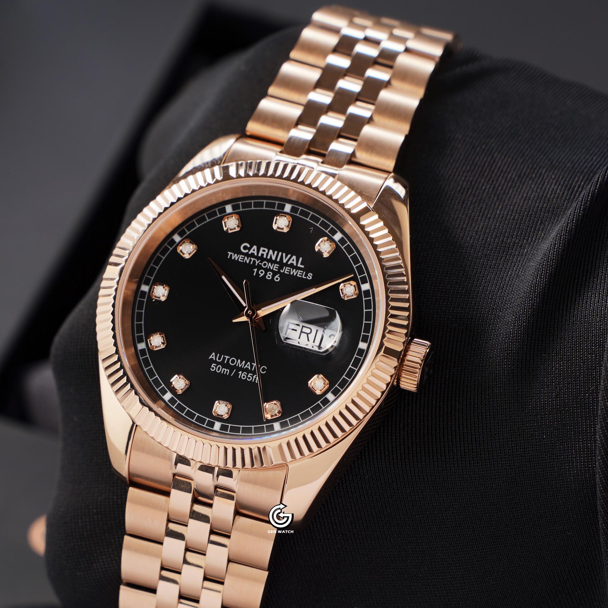 ĐỒNG HỒ NAM CARNIVAL 8131G VH D AUTOMATIC 40MM