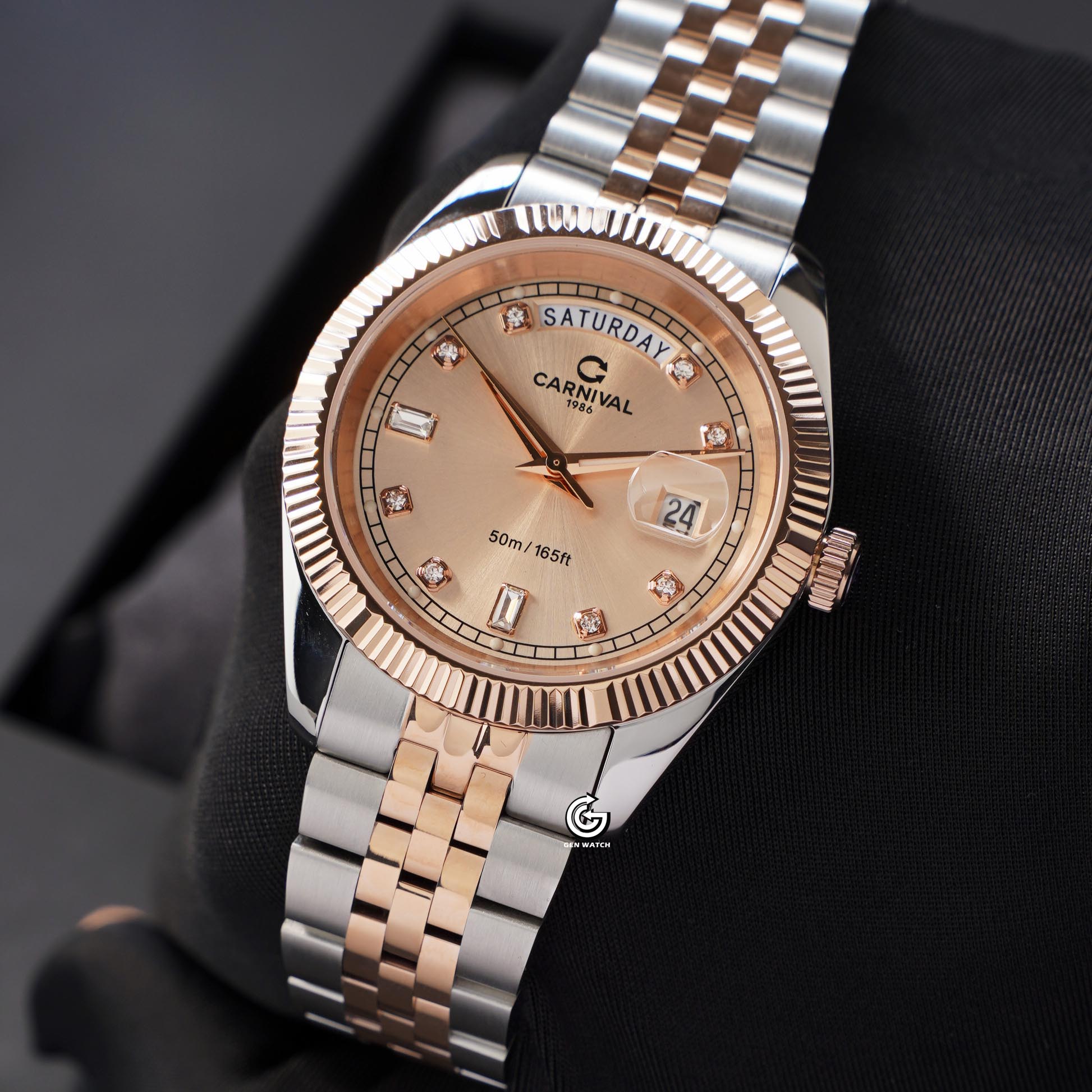 ĐỒNG HỒ NAM CARNIVAL 8190G CH NN QUARTZ 40MM