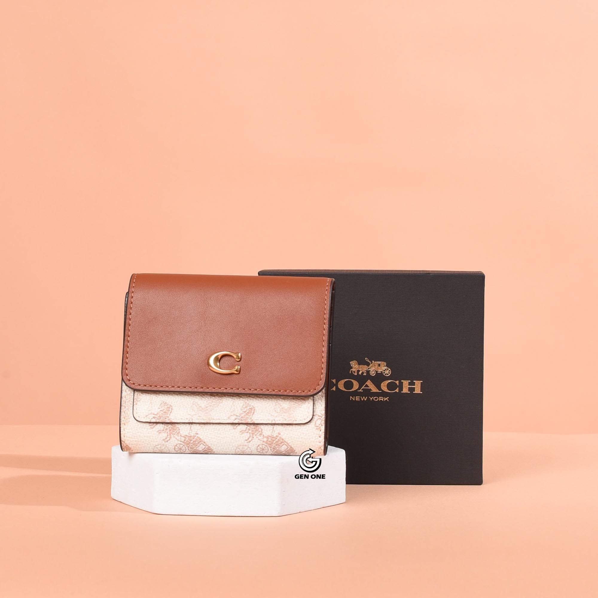 COACH CAT57 MILA HORSE SMALL WALLET