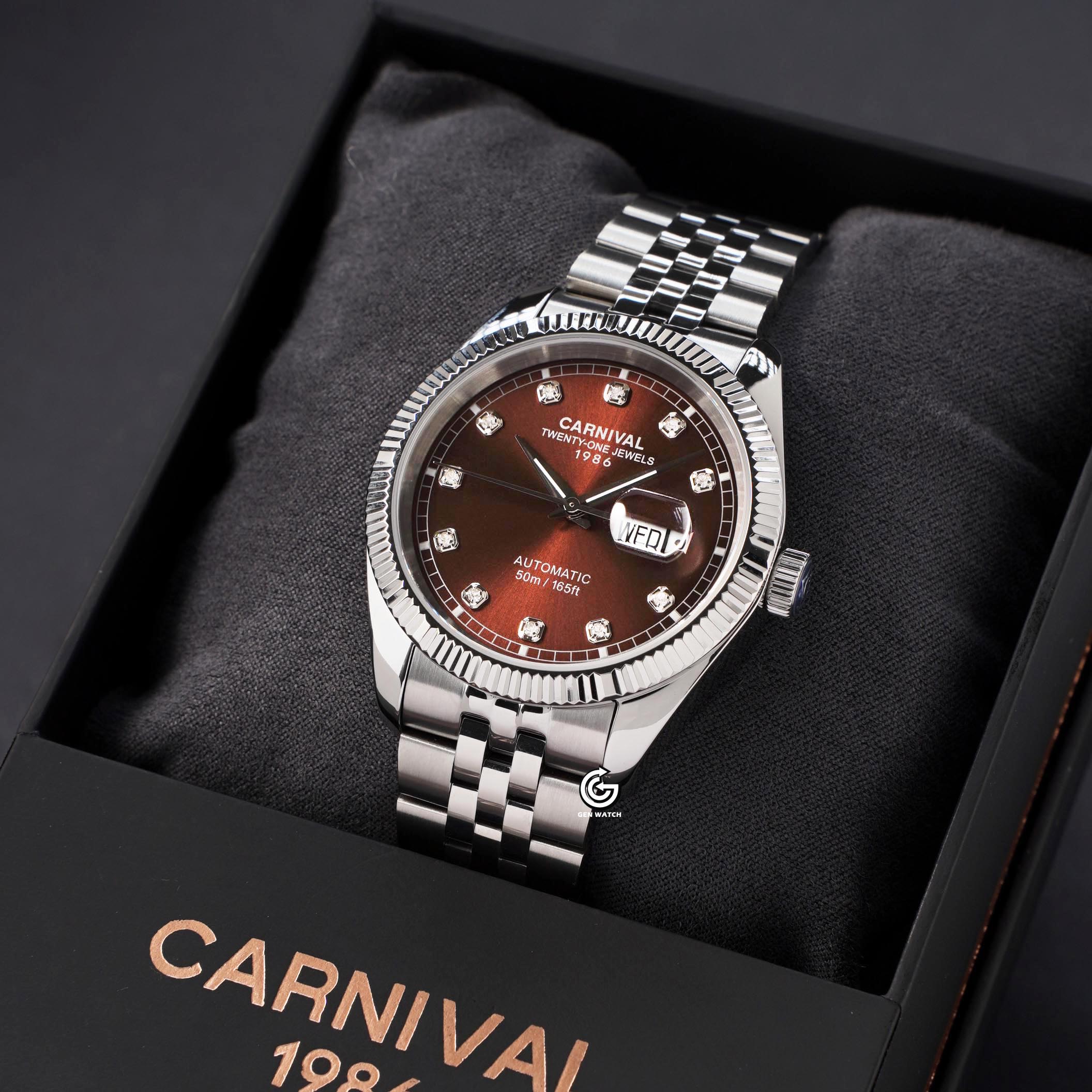 ĐỒNG HỒ NAM CARNIVAL 8131G VT N AUTOMATIC 40MM