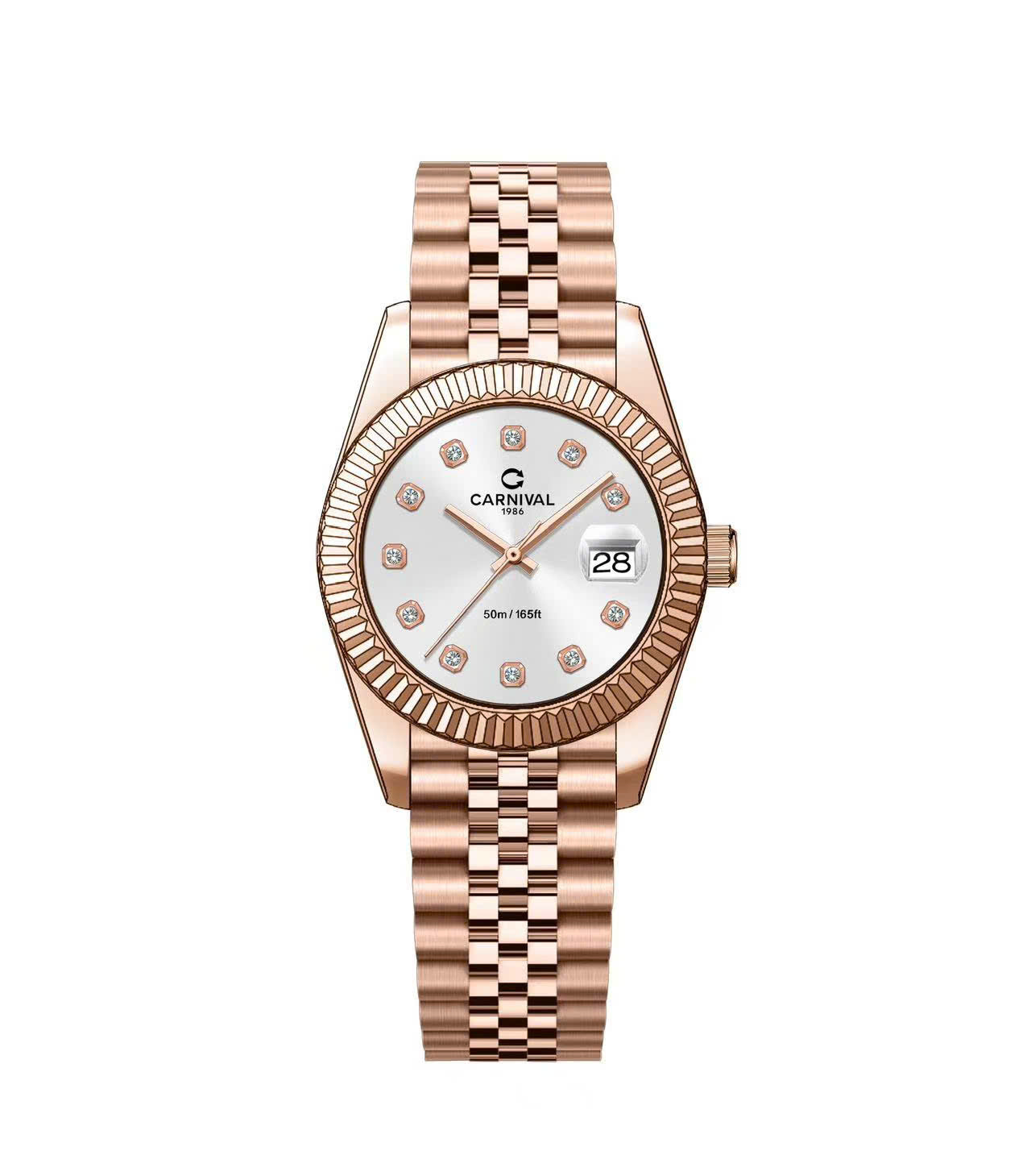 ĐỒNG HỒ NỮ CARNIVAL 8250L VH T QUARTZ 30MM