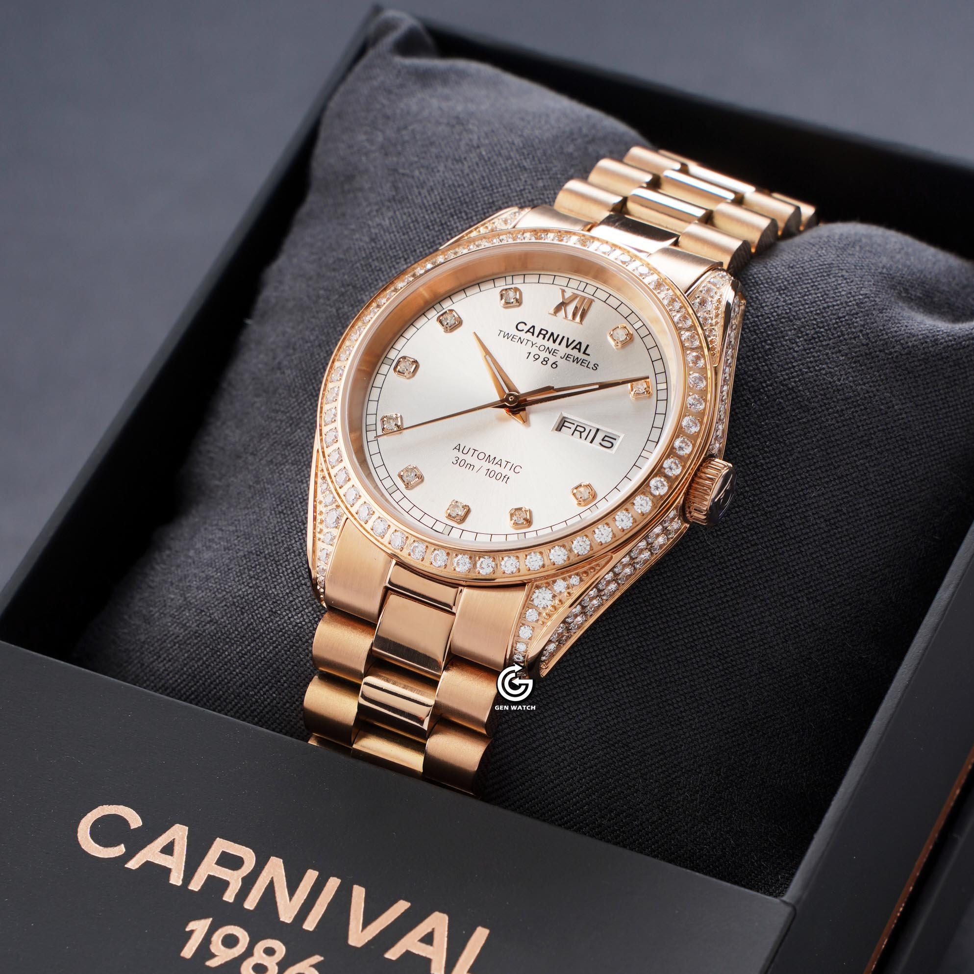 ĐỒNG HỒ NAM CARNIVAL 8907G VH T AUTOMATIC 40MM