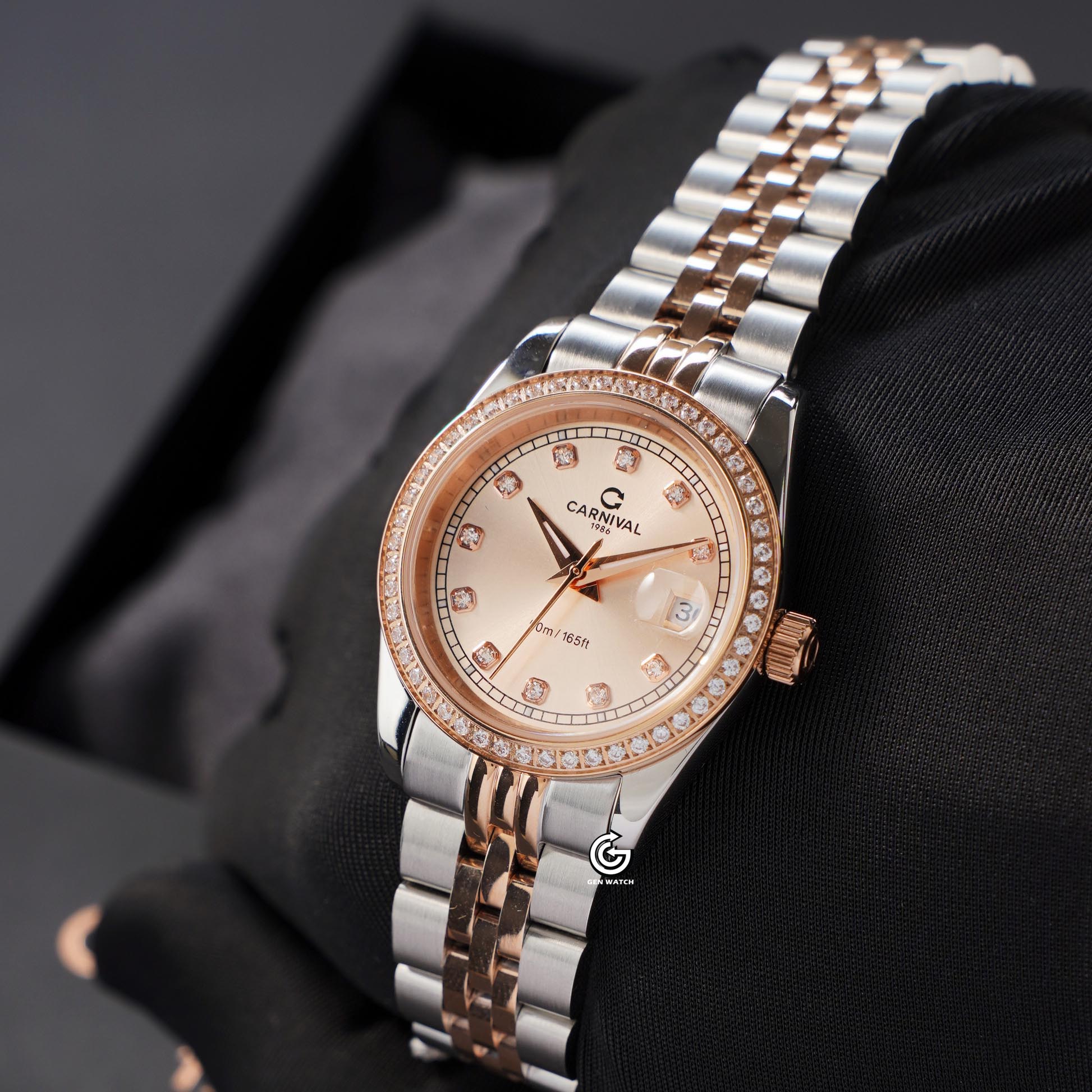 ĐỒNG HỒ NỮ CARNIVAL 8131L2 CH NN QUARTZ 30MM