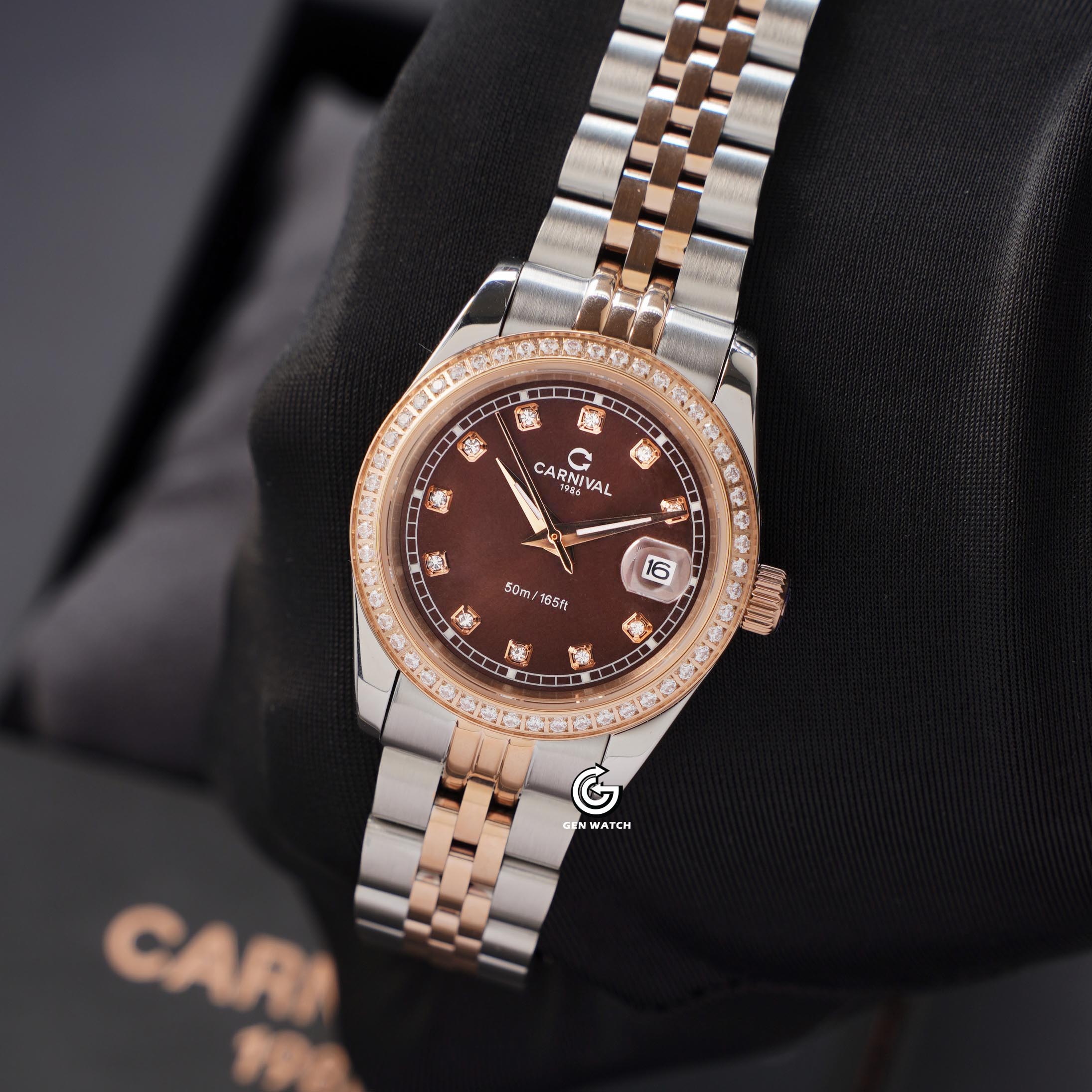 ĐỒNG HỒ NỮ CARNIVAL 8131L2 CH N QUARTZ 30MM