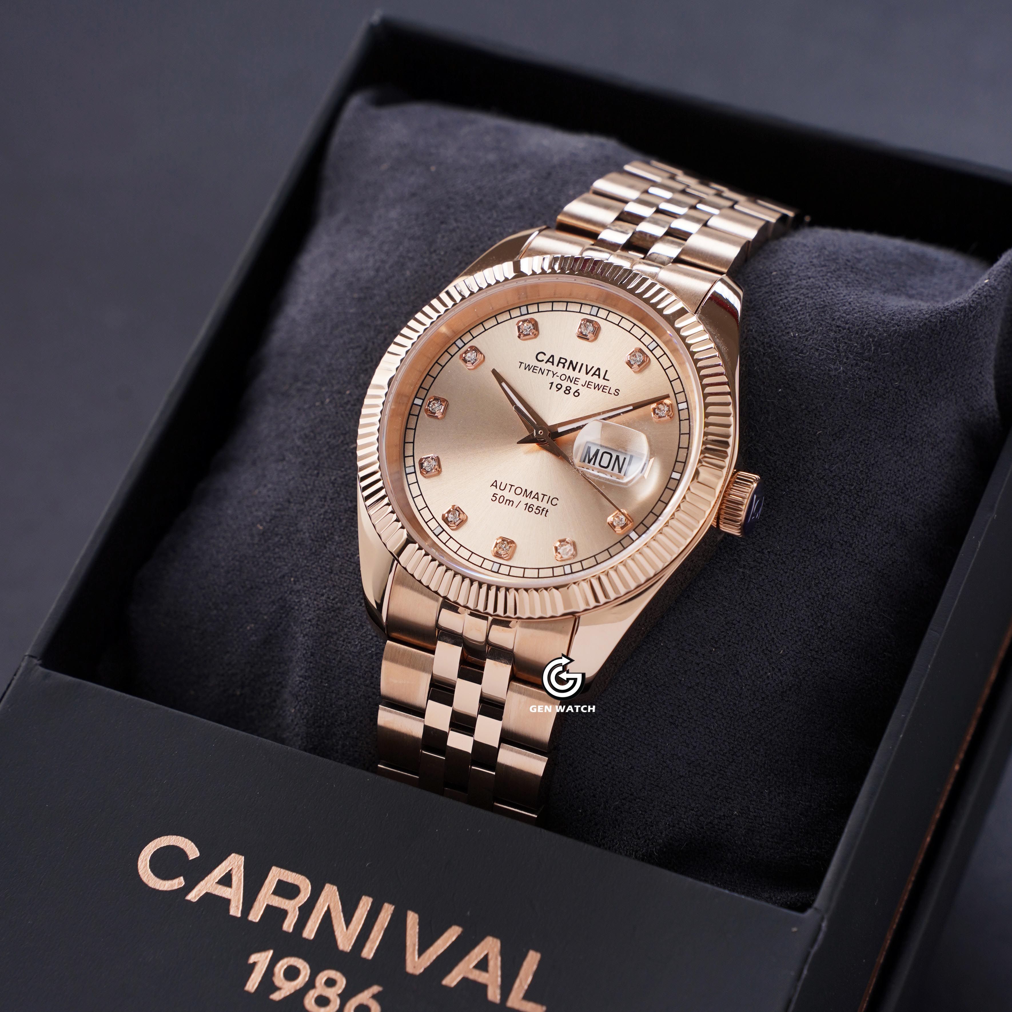 ĐỒNG HỒ NAM CARNIVAL 8131G VH NN AUTOMATIC 40MM