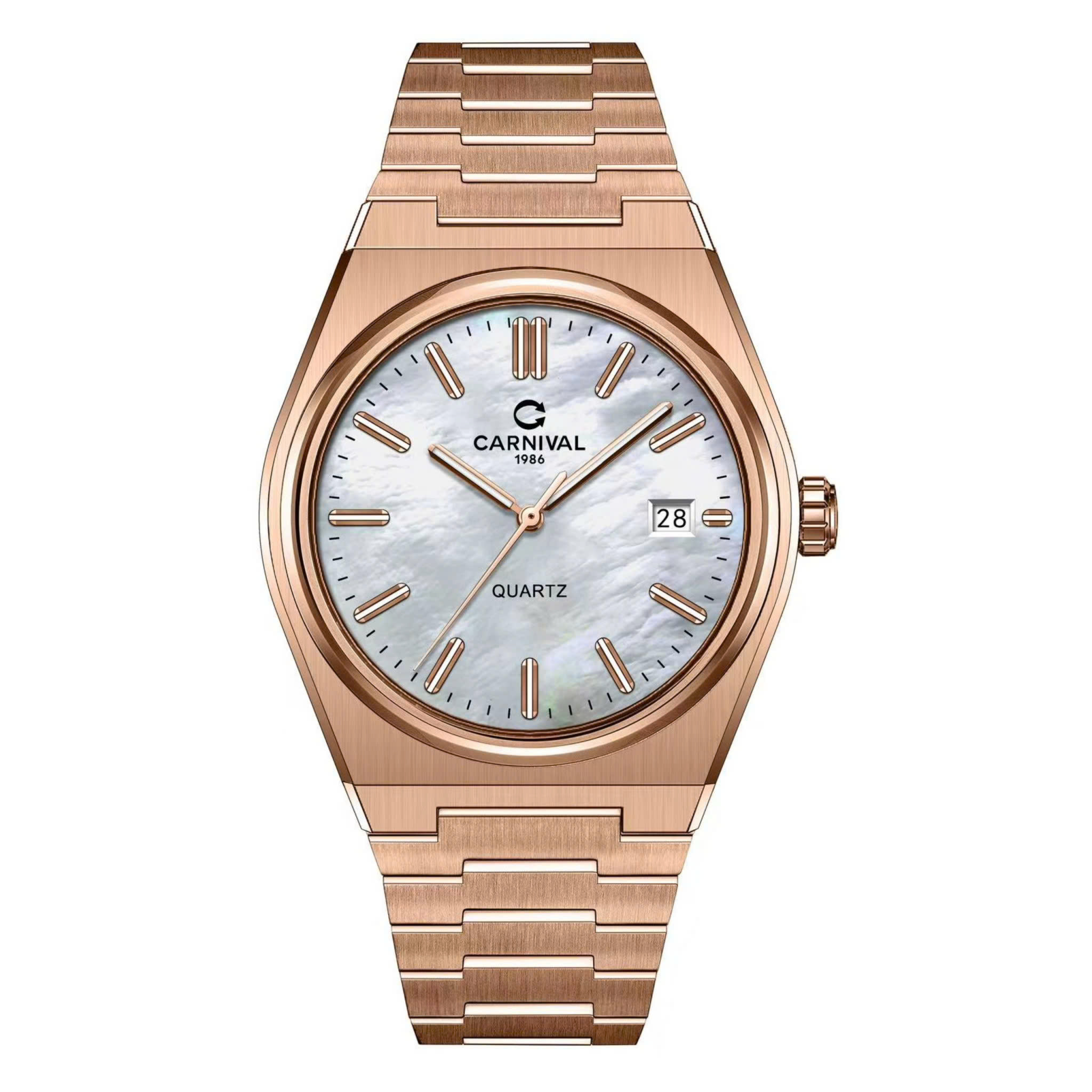 ĐỒNG HỒ NAM CARNIVAL 8251G VH TK QUARTZ 38MM ( XÀ CỪ TRẮNG )