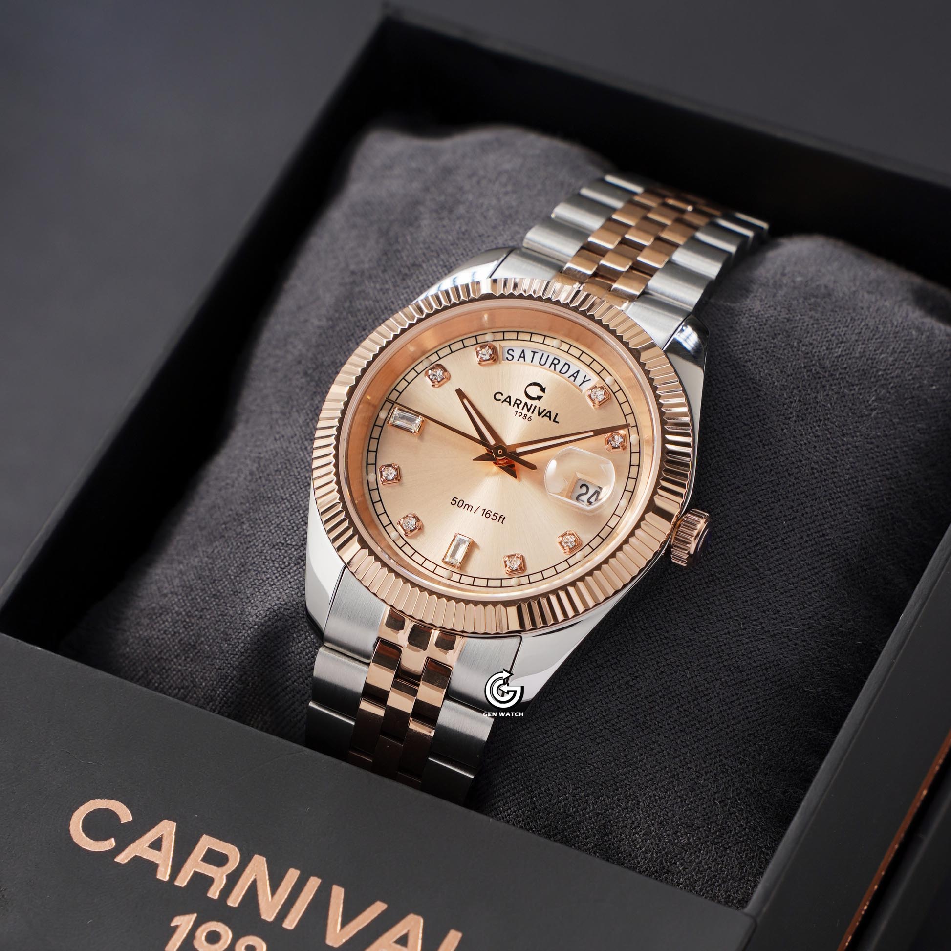 ĐỒNG HỒ NAM CARNIVAL 8190G CH NN QUARTZ 40MM