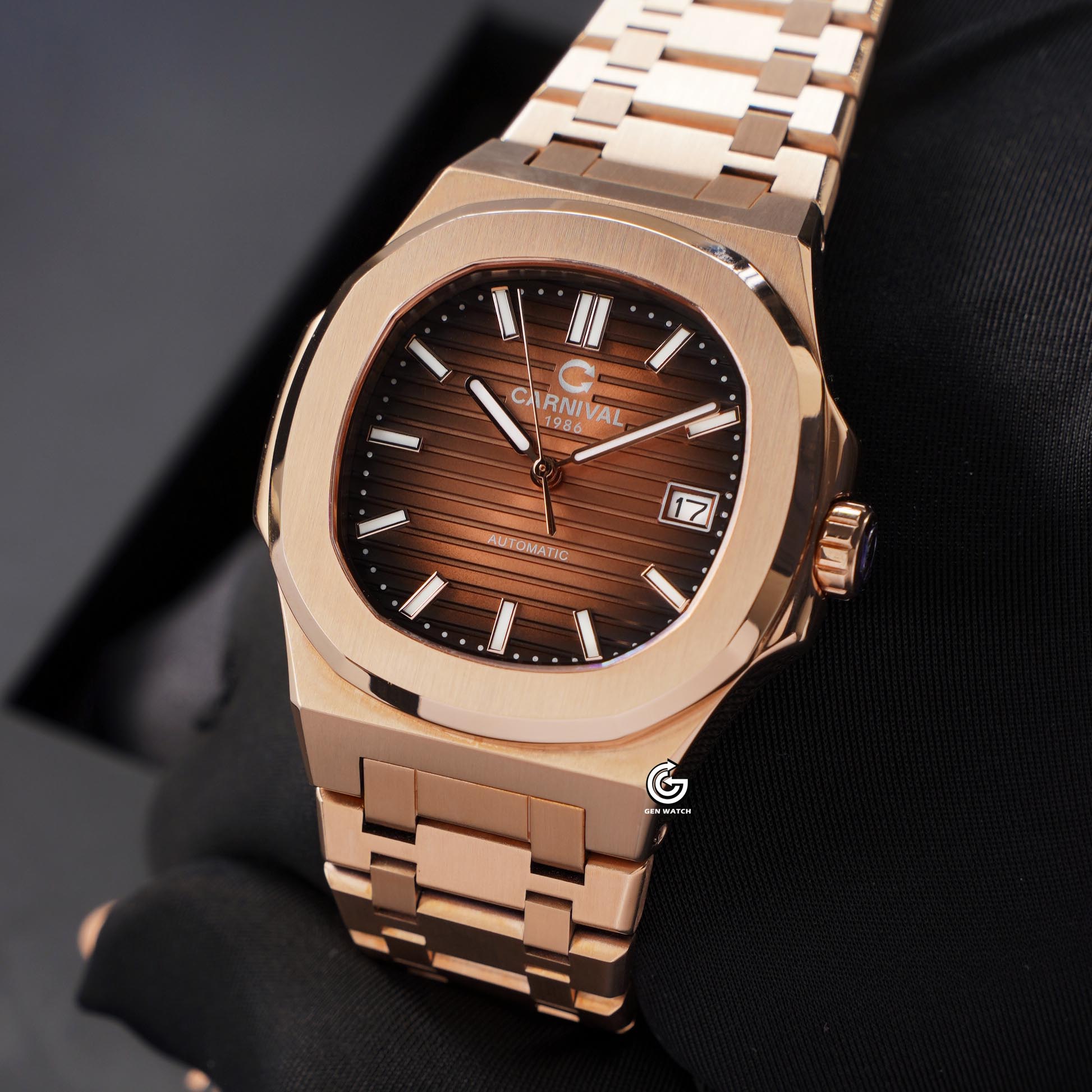 ĐỒNG HỒ NAM CARNIVAL 8108G1 VH N AUTOMATIC 41MM