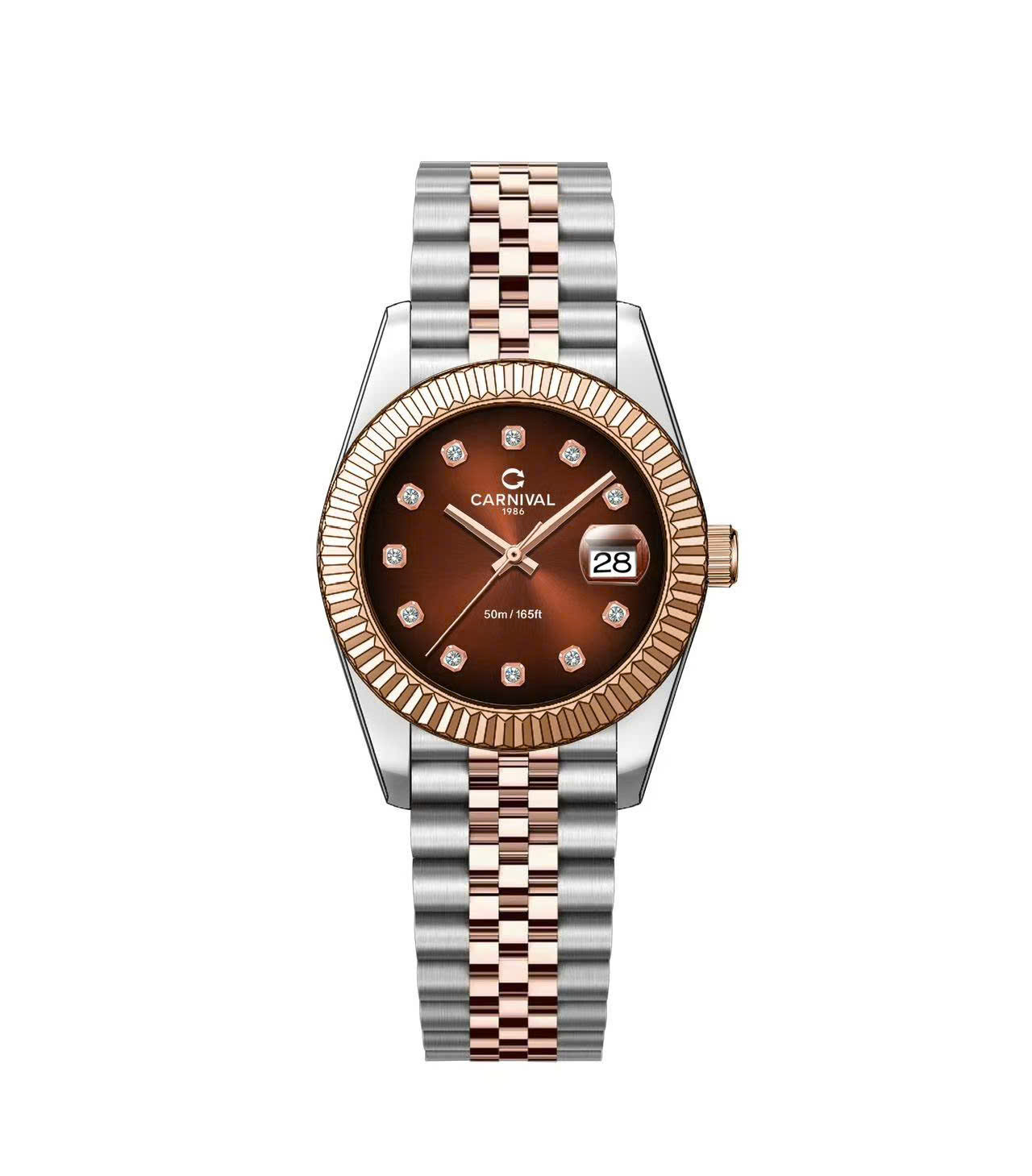 ĐỒNG HỒ NỮ CARNIVAL 8250L CH N QUARTZ 30MM