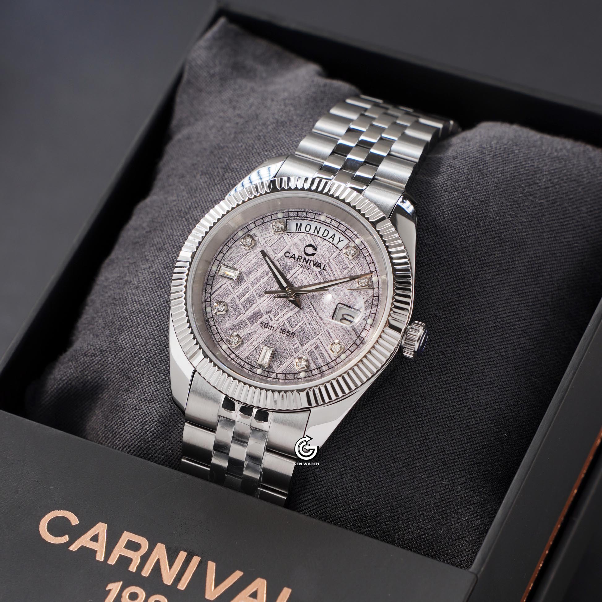 ĐỒNG HỒ NAM CARNIVAL 8190G VT TT QUARTZ 40MM