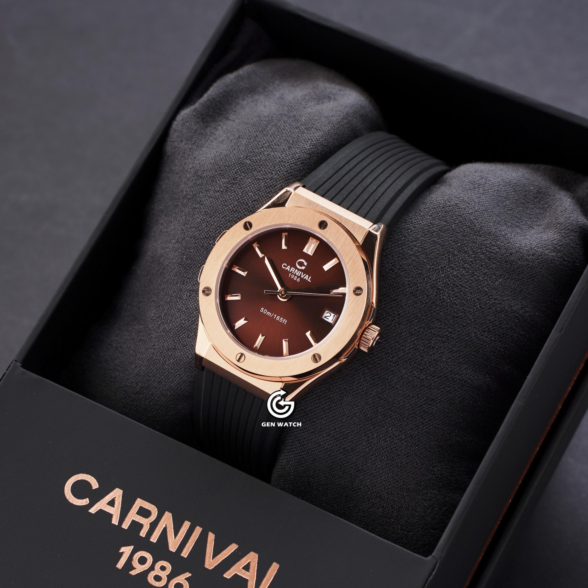 ĐỒNG HỒ NỮ CARNIVAL 8168L VH DCS N QUARTZ 32MM