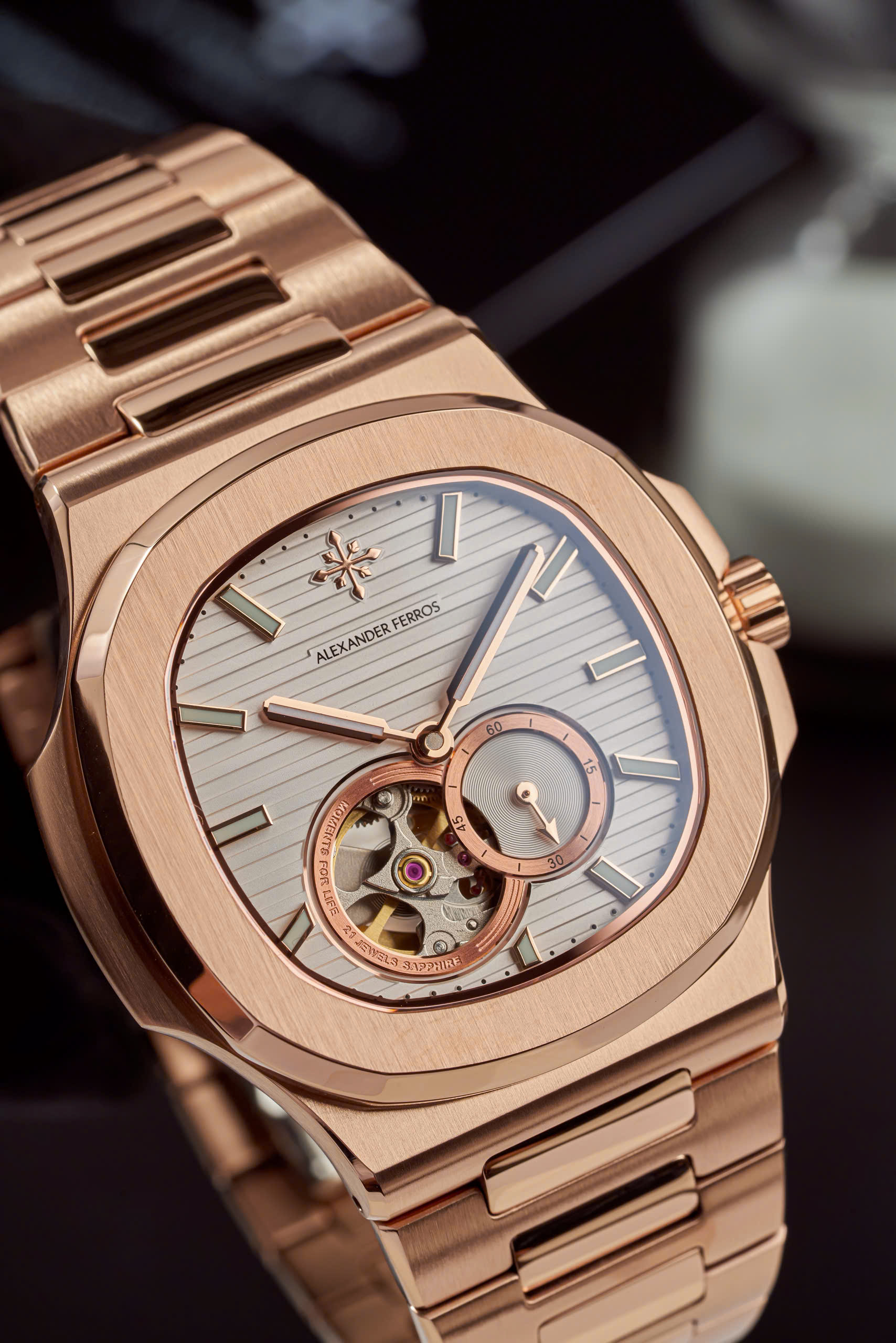 ĐỒNG HỒ NAM ALEXANDER FERROS 6312R/02 AUTOMATIC 40MM
