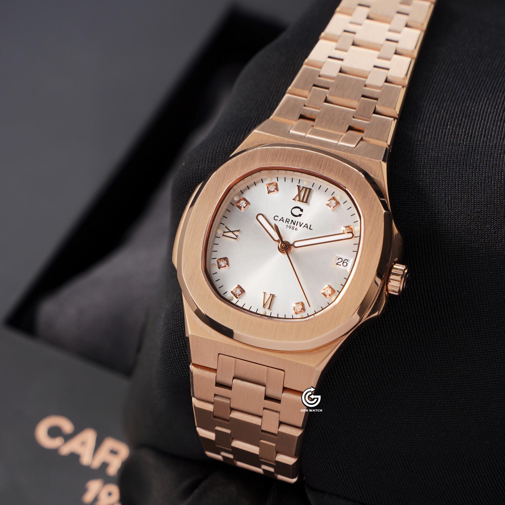 ĐỒNG HỒ NỮ CARNIVAL 8160L VH T QUARTZ 34MM