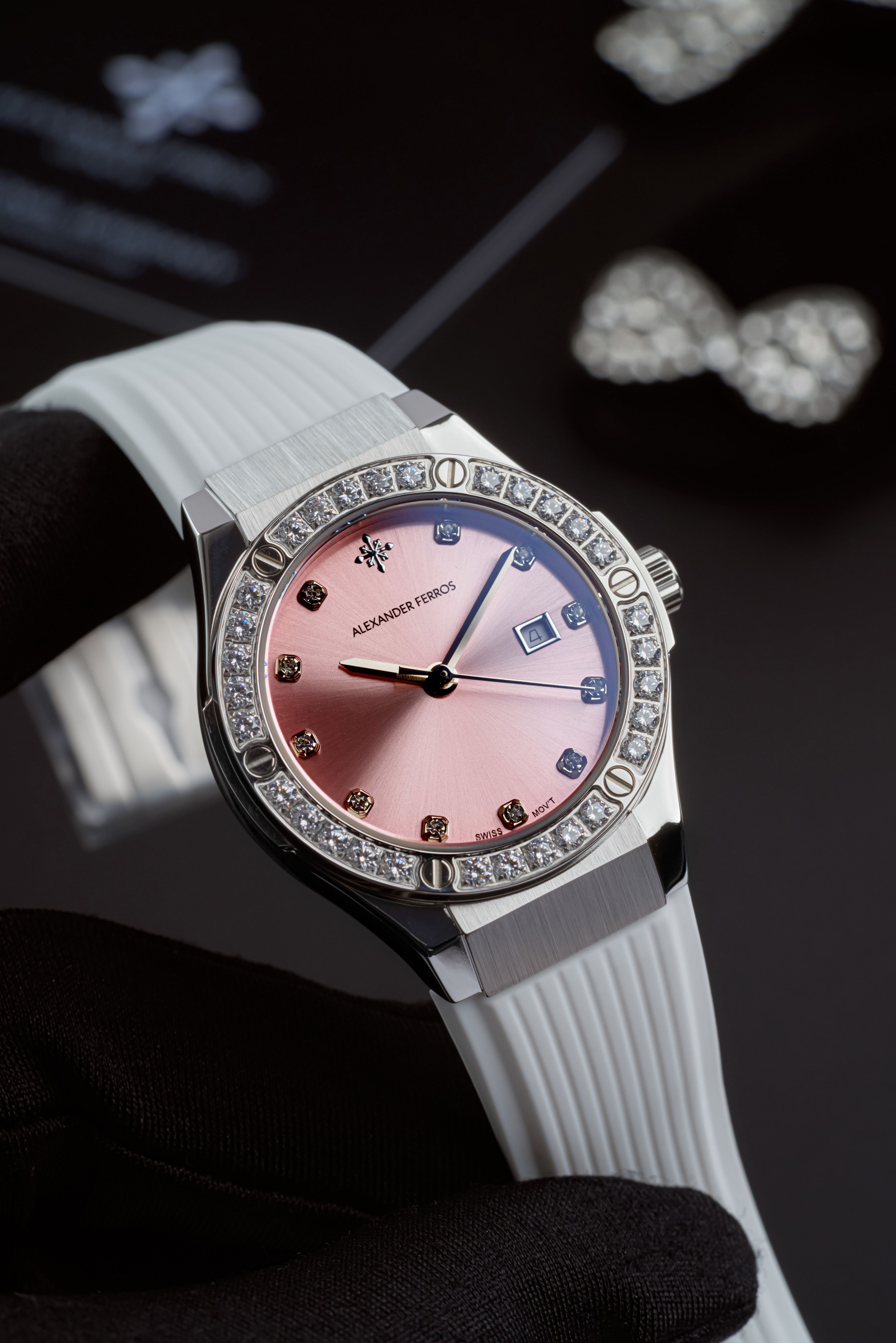 ĐỒNG HỒ NỮ ALEXANDER FERROS 2251S/18 QUARTZ 33MM