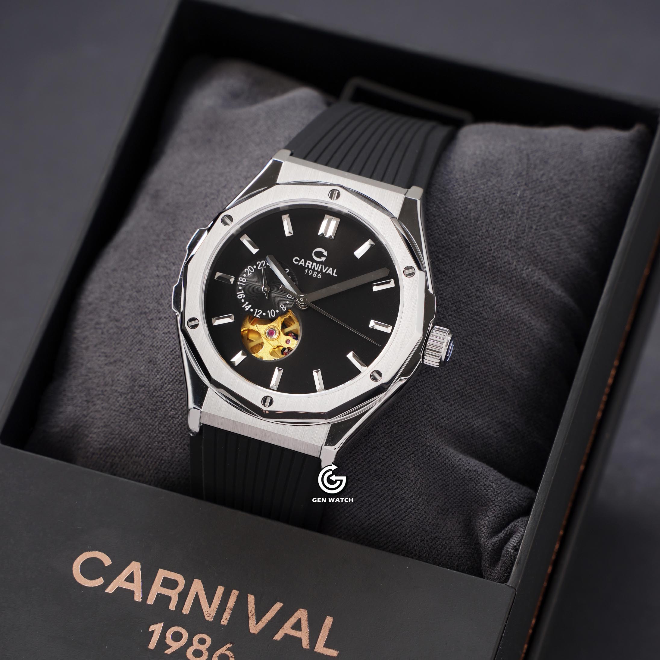 ĐỒNG HỒ NAM CARNIVAL 8189G VT DCS D AUTOMATIC 42MM