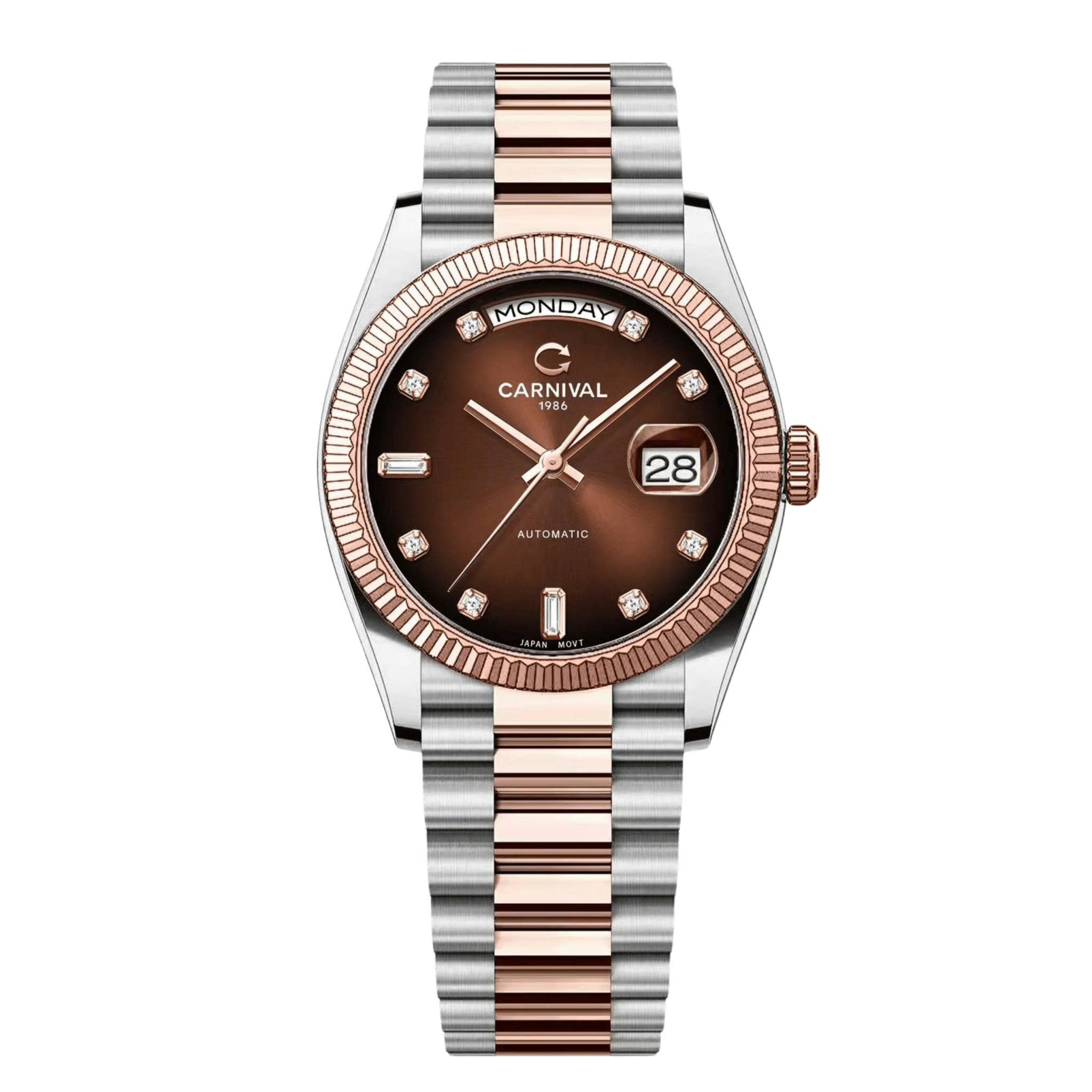 ĐỒNG HỒ NAM CARNIVAL 8239G CH N AUTOMATIC 38MM