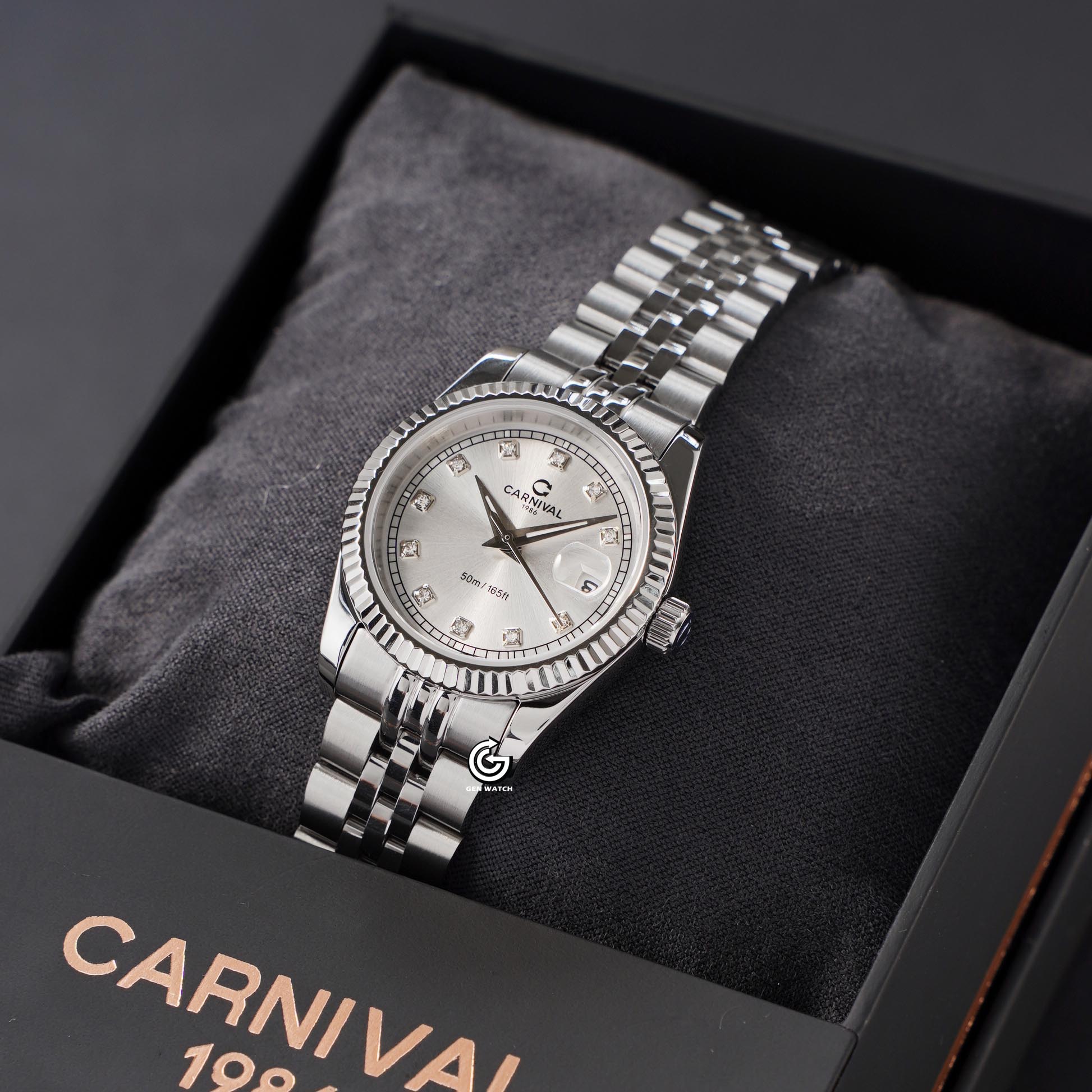 ĐỒNG HỒ NỮ CARNIVAL 8131L VT T QUARTZ 30MM
