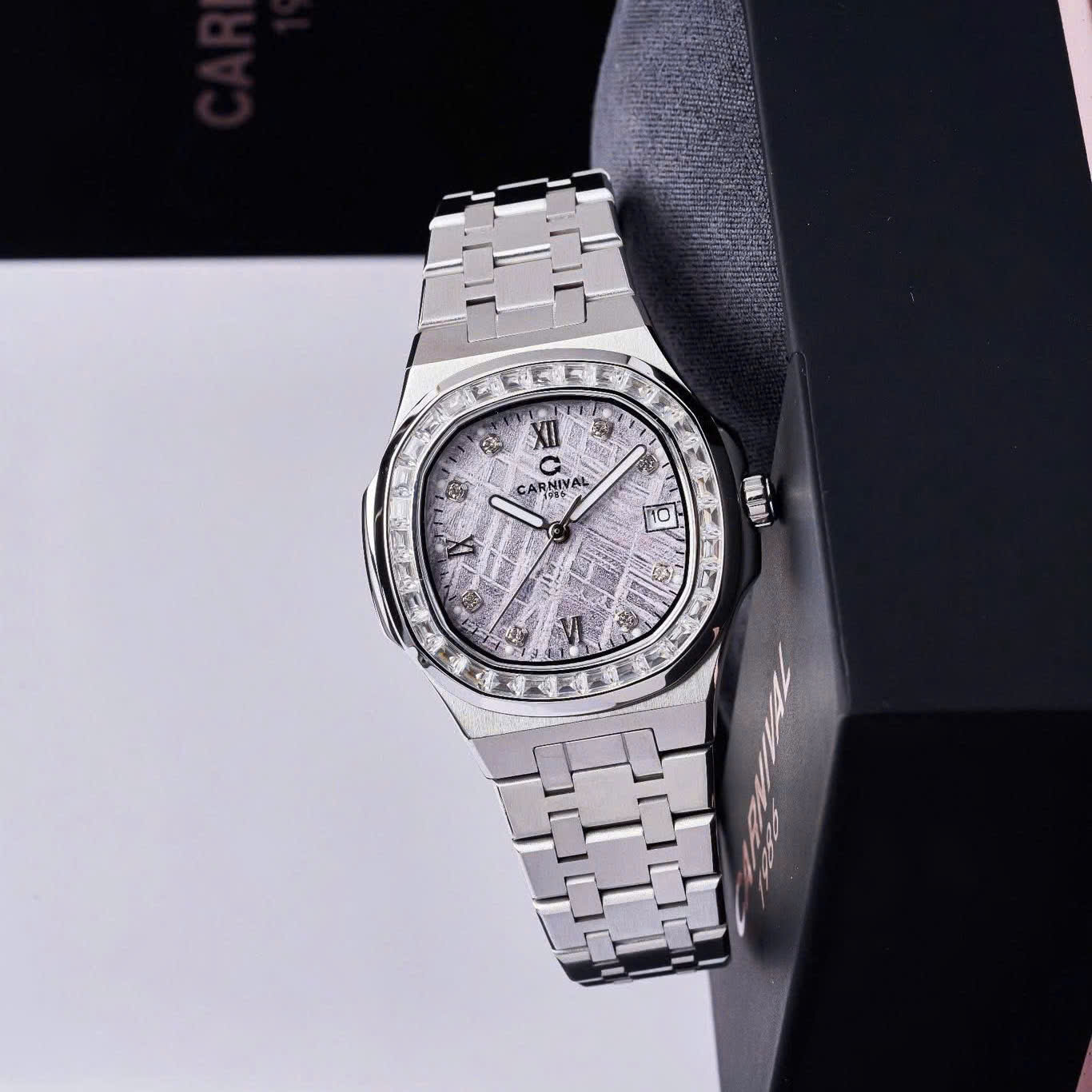 ĐỒNG HỒ NỮ CARNIVAL 8160L2 VT TT QUARTZ 34MM